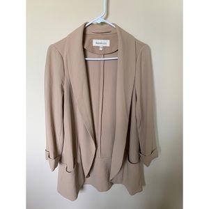 Tan business casual blazer